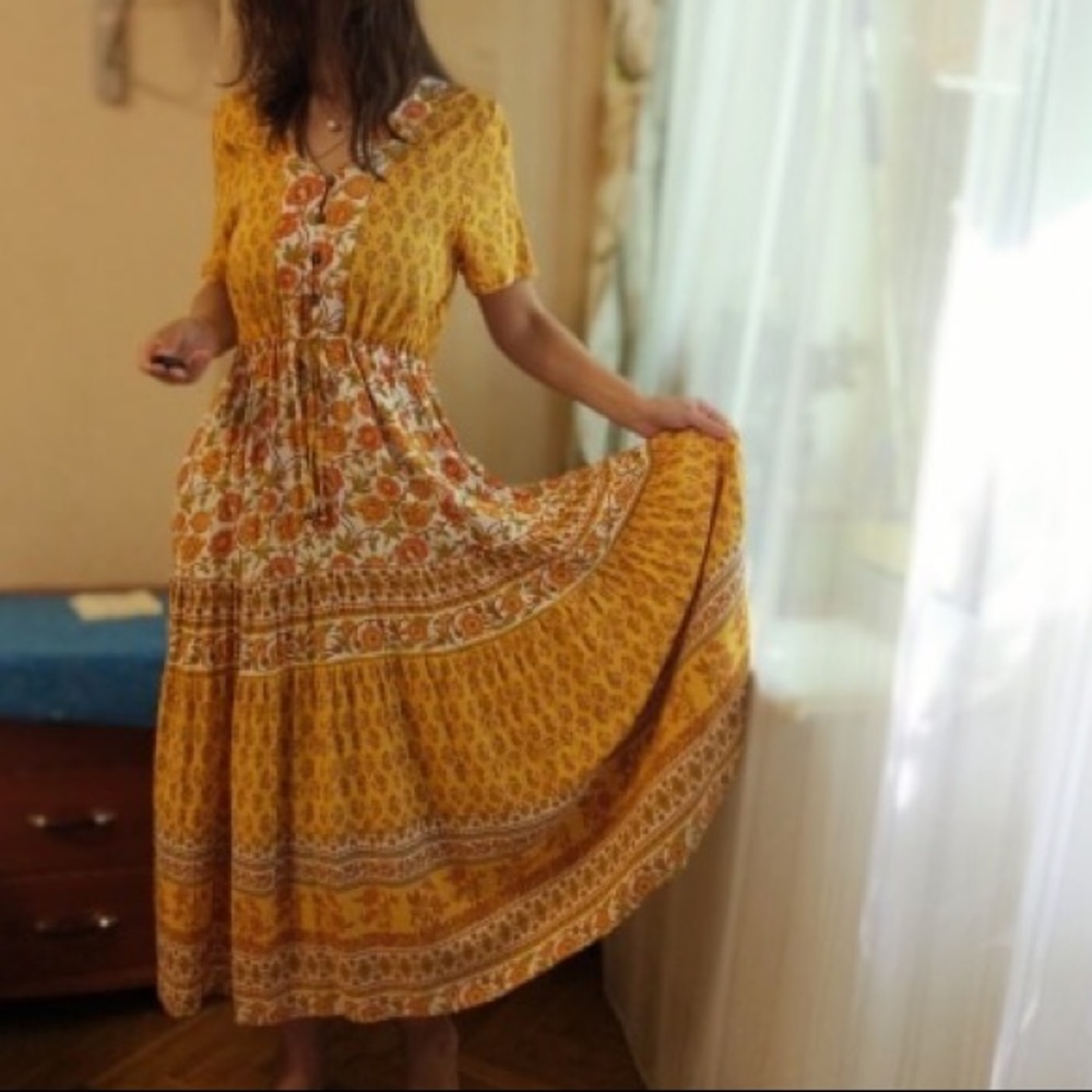 5⭐️ FAV BESTSELLER BOHO CHIC ABIGAIL LONG DRESS - Picture 3 of 7